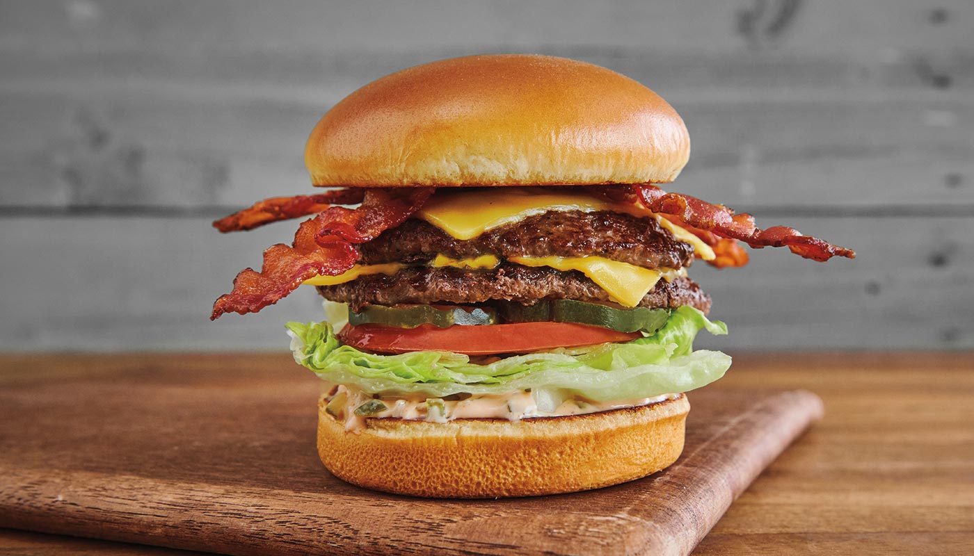 BACON CHEESEBURGER*, Menu