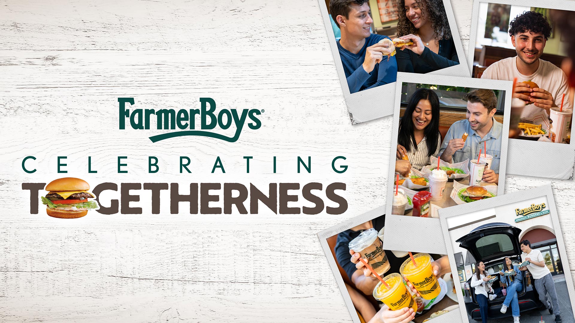 Farmer Boys Celebrating Togetherness